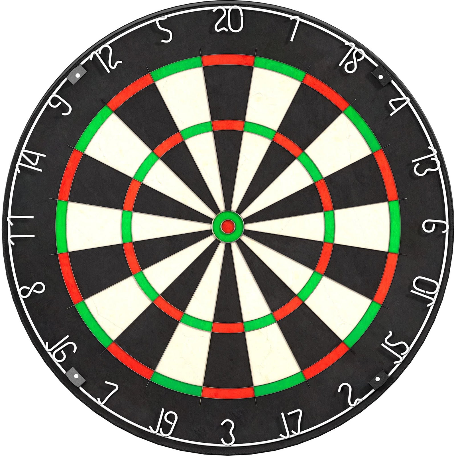 Close-up of a dartboard with darts in the treble twenty
