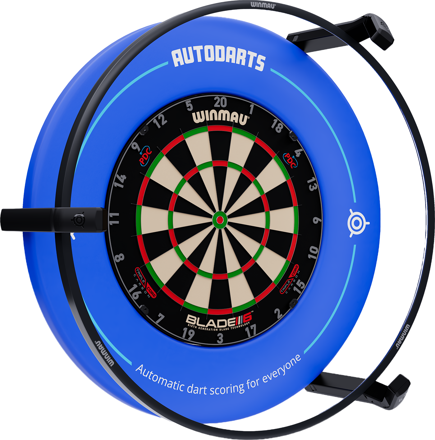 Autodarts Vantage installed in a living room