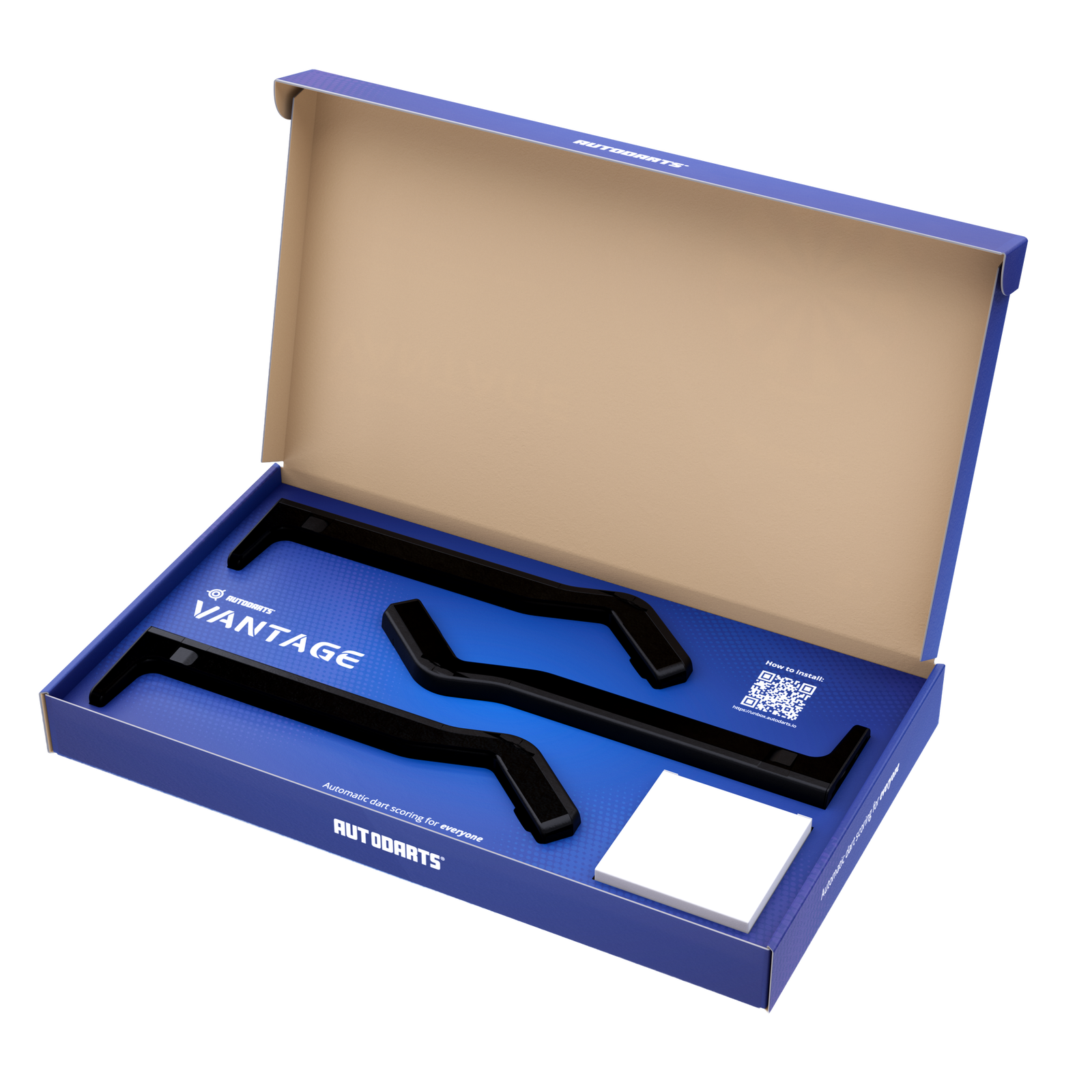 Autodarts Vantage packaging, opened